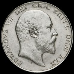 1910 Edward VII Silver Half Crown Obverse