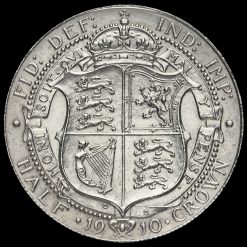1910 Edward VII Silver Half Crown Reverse
