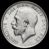 1914 George V Silver Half Crown Obverse