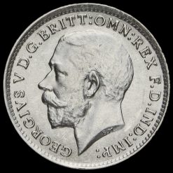 1917 George V Silver Threepence Obverse