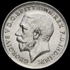 1918 George V Silver Threepence Obverse