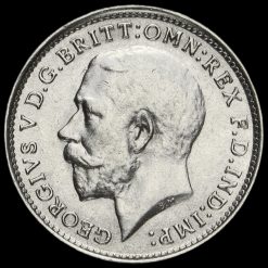 1918 George V Silver Threepence Obverse