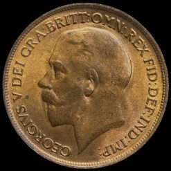 1918 H George V Penny Obverse