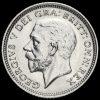 1927 George V Silver Sixpence Obverse