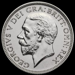 1927 George V Proof Silver Shilling Obverse