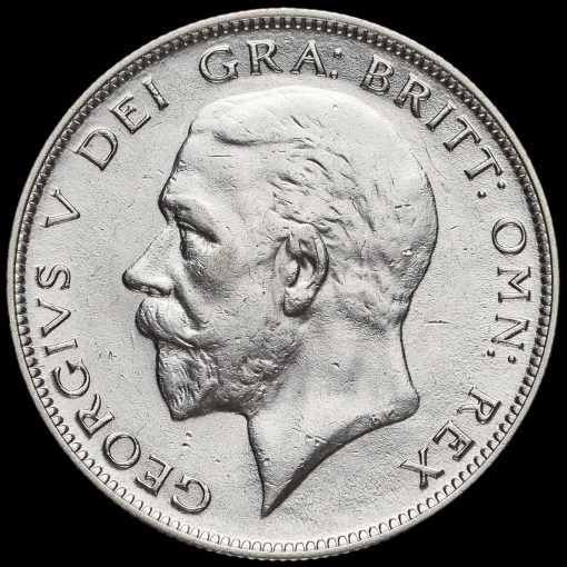 1932 George V Silver Half Crown Obverse