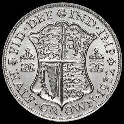 1932 George V Silver Half Crown Reverse