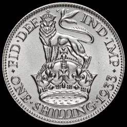 1933 George V Silver Shilling Reverse