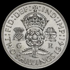 1941 George VI Silver Two Shilling Coin / Florin Reverse