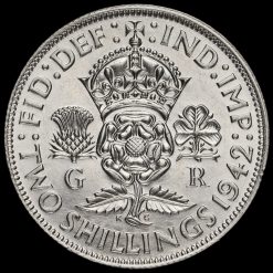 1942 George VI Silver Two Shilling Coin / Florin Reverse