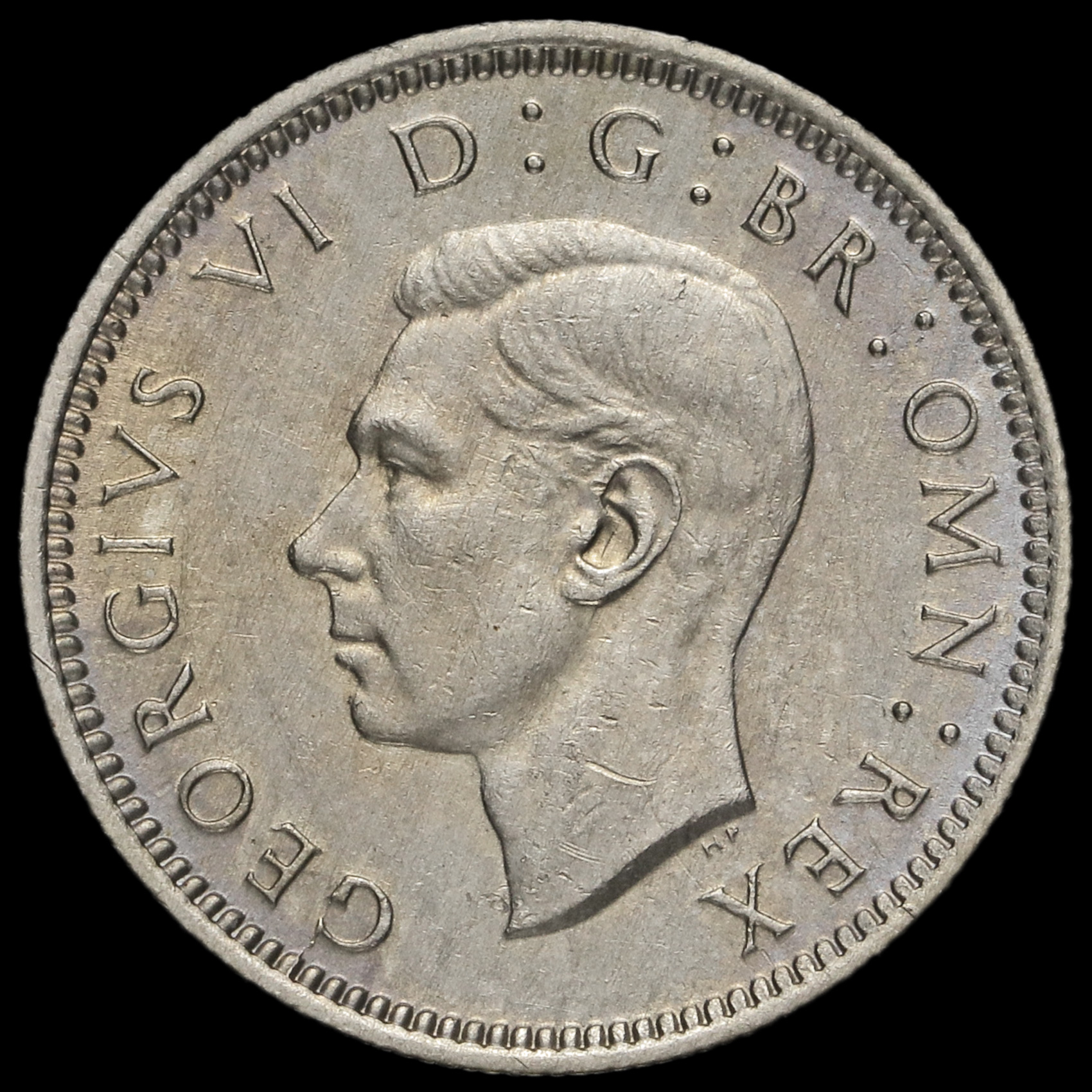 1952 VI Sixpence, Rare, GVF+ 1952 VI Sixpence, Rare, GVF+