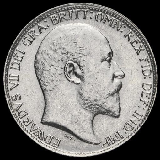 1902 Edward VII Silver Sixpence Obverse