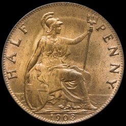 1903 Edward VII Halfpenny Reverse