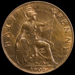 1905 Edward VII Halfpenny Reverse