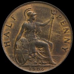 1906 Edward VII Halfpenny Reverse
