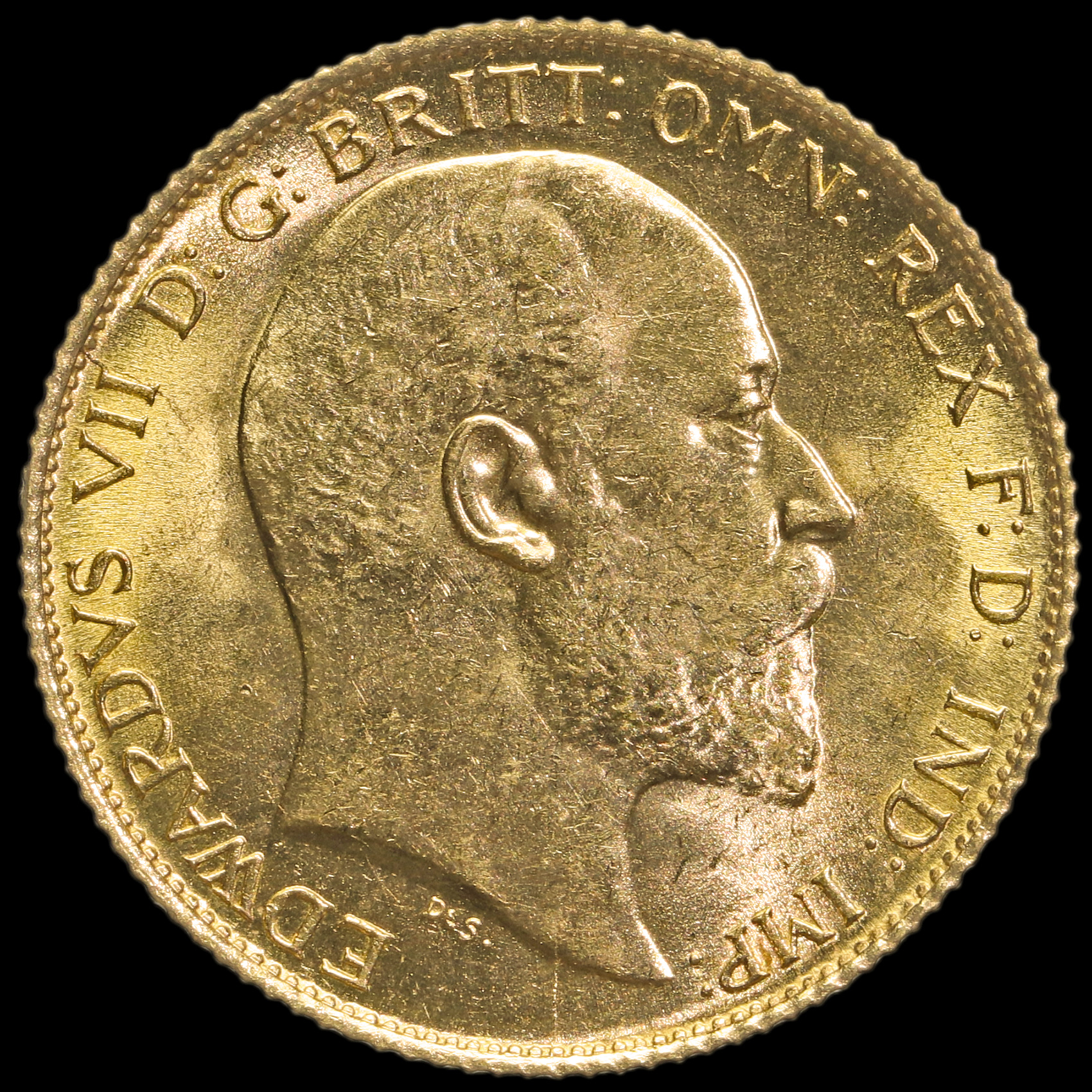 1907 Edward VII Gold Half Sovereign, London Mint, UNC 1907 Edward VII Gold Half Sovereign, London Mint, UNC