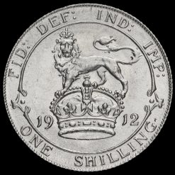 1912 George V silver Shilling Reverse