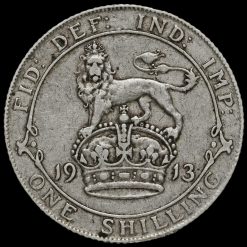 1913 George V Silver Shilling Reverse