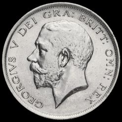 1916 George V Silver Half Crown Obverse