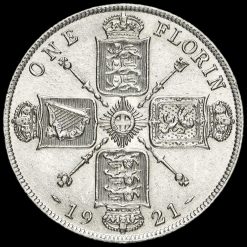 1921 George V Silver Florin Reverse