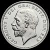1927 George V Silver Proof Wreath Crown Obverse
