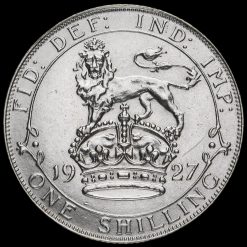 1927 George V Silver Shilling Reverse