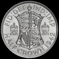 1942 George VI Silver Half Crown Reverse
