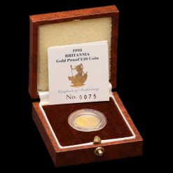 1995 Elizabeth II 22ct Gold Proof £10 1/10 oz Britannia