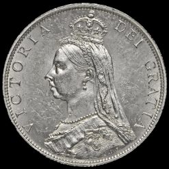 1888 Queen Victoria Jubilee Head Silver Florin Obverse
