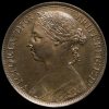 1891 Queen Victoria Bun Head Penny Obverse