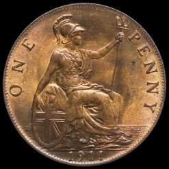 1911 George V Penny Reverse