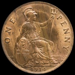 1914 George V Penny Reverse