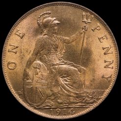 1914 George V Penny Reverse