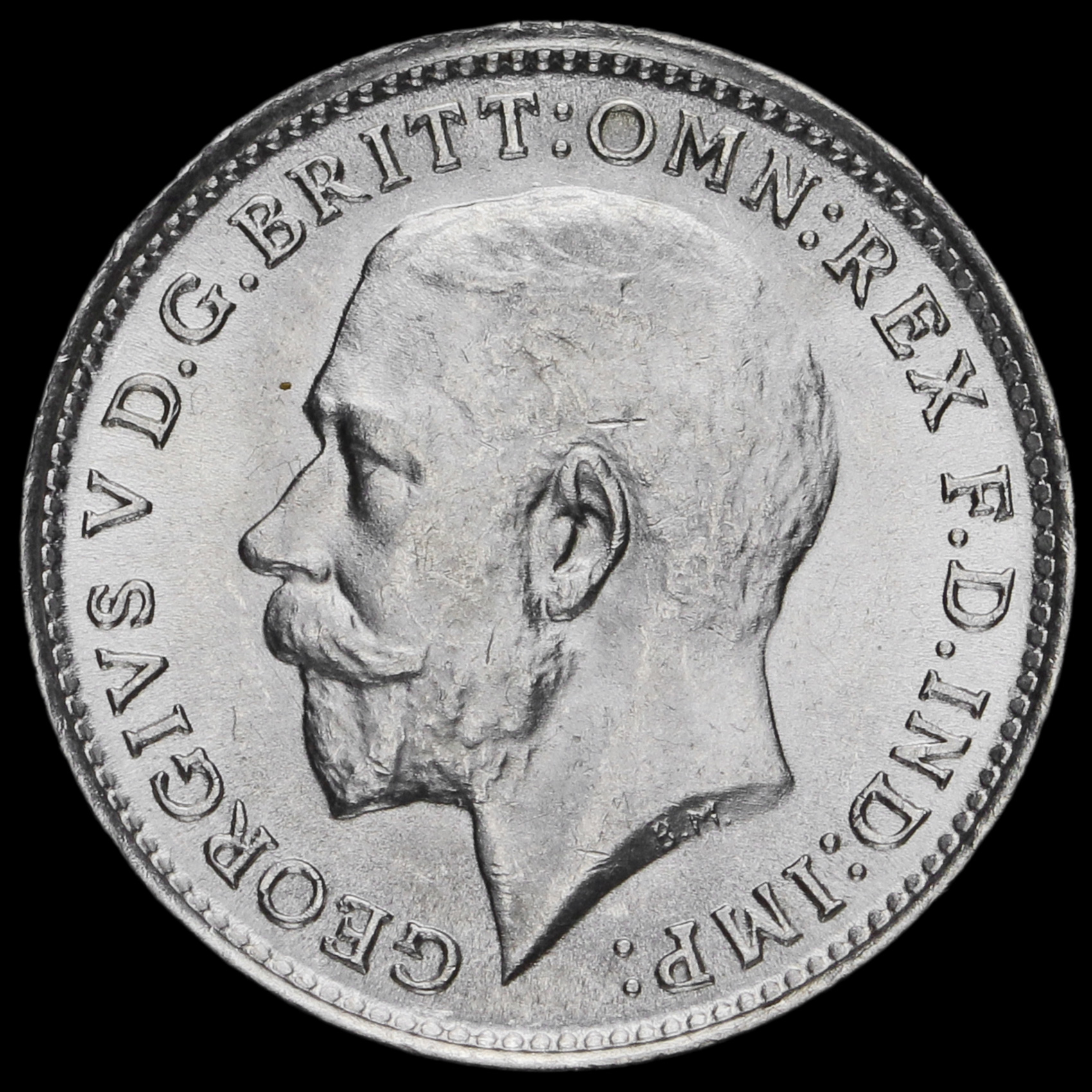 1915 V Silver Threepence, UNC