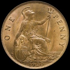1920 George V Penny Reverse