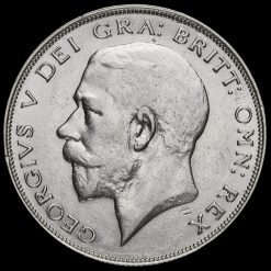 1925 George V Silver Half Crown Obverse