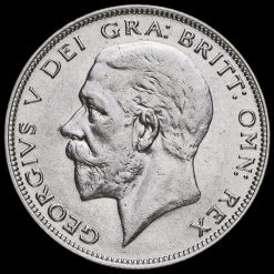 1933 George V Silver Half Crown Obverse