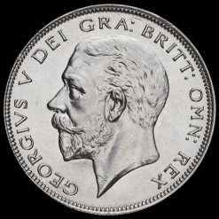 1935 George V Silver Half Crown Obverse