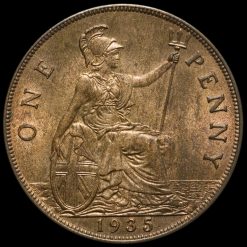 1935 George V Penny Reverse