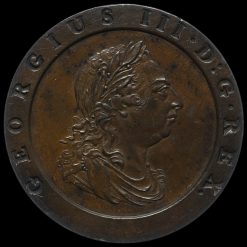 1797 George III Cartwheel Twopence Obverse