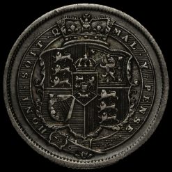 1816 George III Milled Silver Shilling Reverse