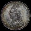 1887 Queen Victoria Jubilee Head Silver Threepence Obverse