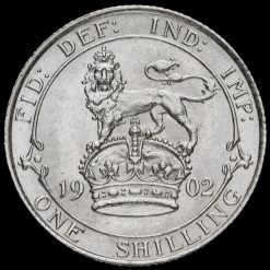 1902 Edward VII Silver Shilling Reverse