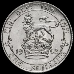 1902 Edward VII Silver Shilling Reverse
