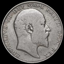 1907 Edward VII Silver Half Crown Obverse
