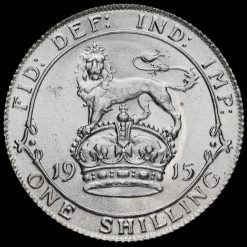 1915 George V Silver Shilling Reverse