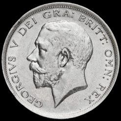 1916 George V Silver Half Crown Obverse