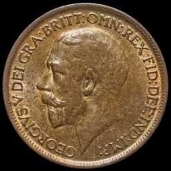 1917 George V Halfpenny Obverse
