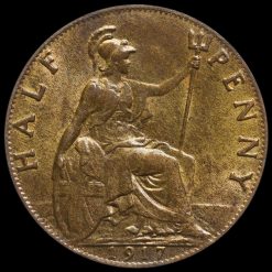 1917 George V Halfpenny Reverse