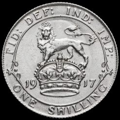 1917 George V Silver Shilling Reverse